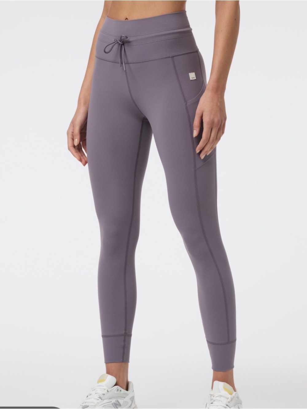 Vuori Daily Form High-Rise Leggings — Lavender Lunar Gray Size XS